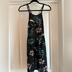 NWT Black floral Roxy dress